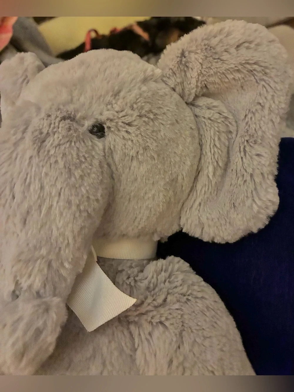Pottery Barn Kids Nursery Collections Plush Grey Elephant. Clean & Sanitized. EC
